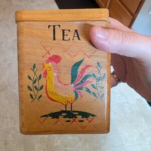 Vintage Wooden Tea Box